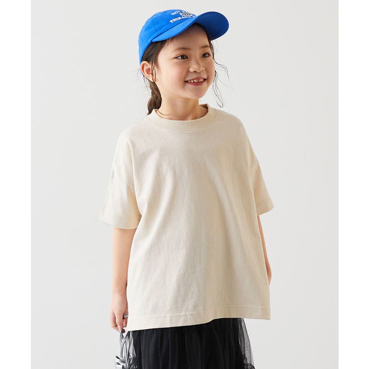 アイボリー | 綿100%お洗濯してもよれにくい ビッグシルエット 半袖Tシャツ | devirock
