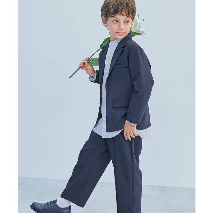 familiar フォーマルセットアップ 80cm ネイビー　男の子 バックヤードファミリー BACKYARD FAMILY 男の子 フォーマルスーツ
