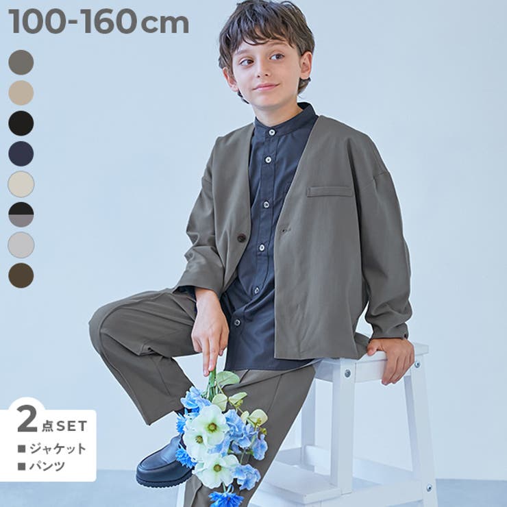 フォーマル ノーカラージャケット セットアップ | devirock | 詳細画像1 