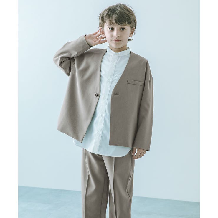 フォーマル ノーカラージャケット セットアップ[品番：VR000010270