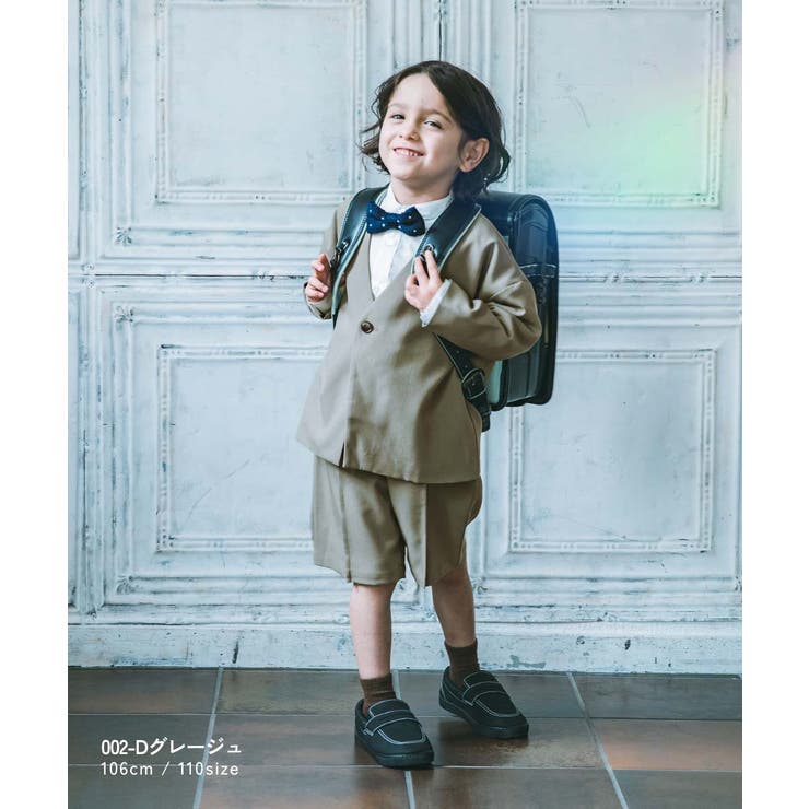 フォーマル ノーカラージャケット セットアップ[品番：VR000010276