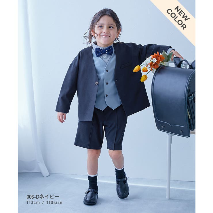 フォーマル ノーカラージャケット セットアップ[品番