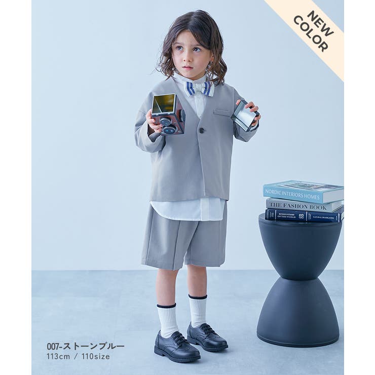 フォーマル ノーカラージャケット セットアップ[品番