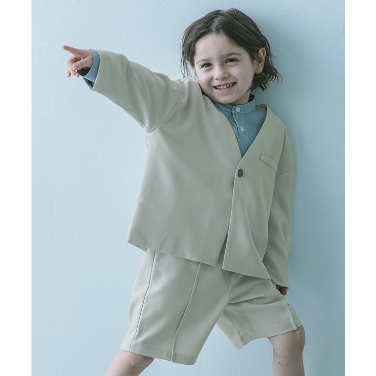 未使用✨希少 PATRICKCOX セットアップ 3点セット 大きいサイズ 紺 フォーマル ガールズノーカラー 無地セットアップ[品番：VR000010277