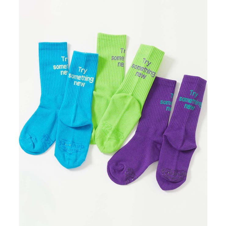 002-マルチ2 | 親子で使える 3足セット ネオンカラー | devirock