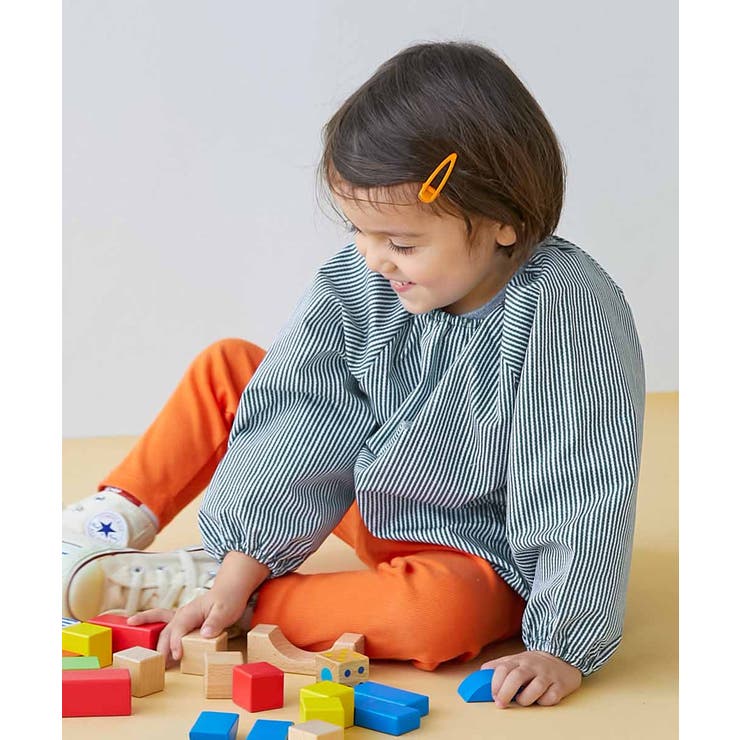 005-ヒッコリー-ブルー | どっちも前 速乾 シワになりにくいスモック | devirock