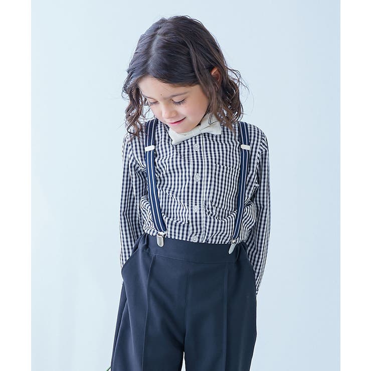 014-ワイド-ギンガム | えらべる フォーマルデザインシャツ 子供服 | devirock