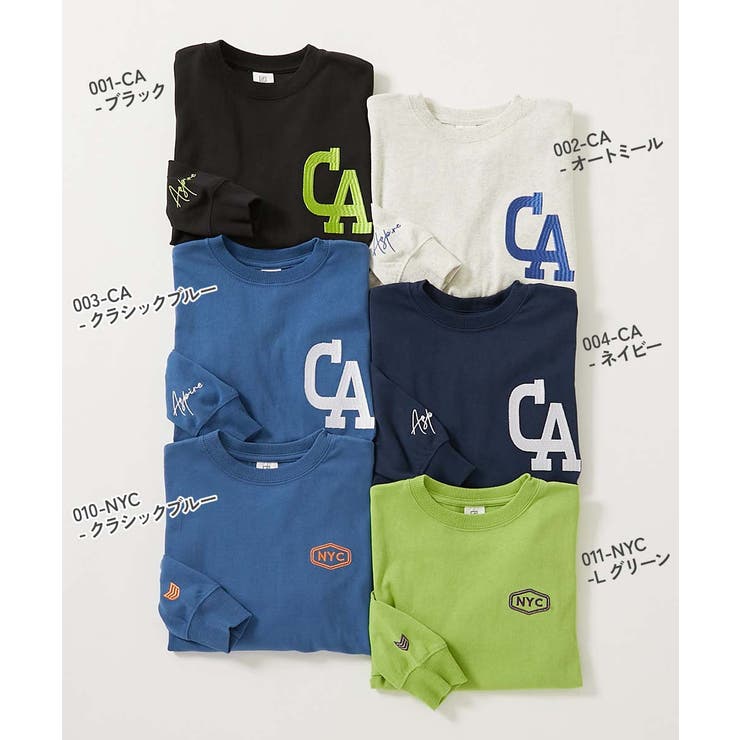 綿100% お洗濯してもよれにくい ビッグシルエット袖リブワンポイント刺繍アソー… | devirock | 詳細画像2 