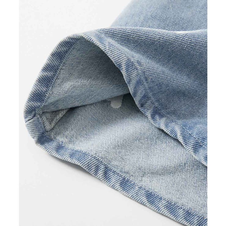ハートと花がえらべる 刺繍 デニムショートパンツ | devirock | 詳細画像10 