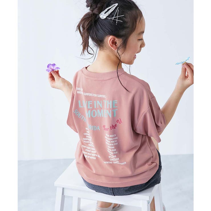 009-ロゴ3-Sピンク | 涼感 サラッとメッシュ×デビラボガールズ プリント半袖Tシャツ | devirock