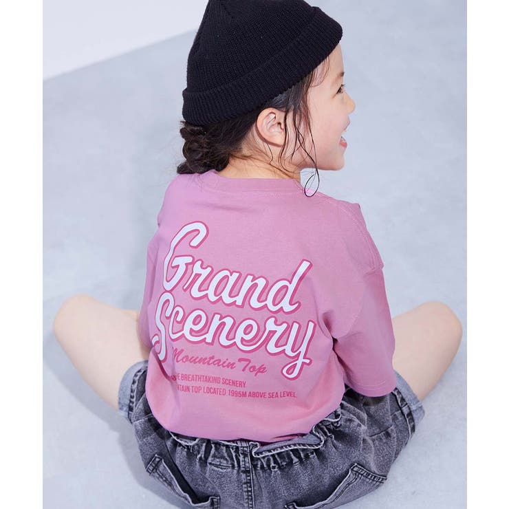 003-ロゴ2-モーブピンク | 綿100％ デビラボ BIGシルエット | devirock