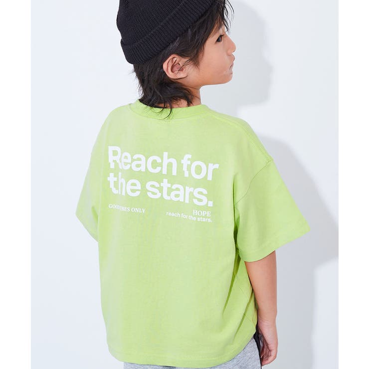 010-ロゴ4-Lイエローグリーン | 綿100％ デビラボ BIGシルエット | devirock