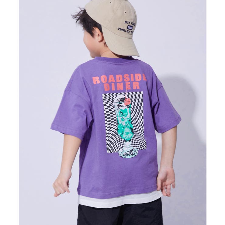 012-ドリンク-バイオレット | 綿100％ デビラボ BIGシルエット | devirock