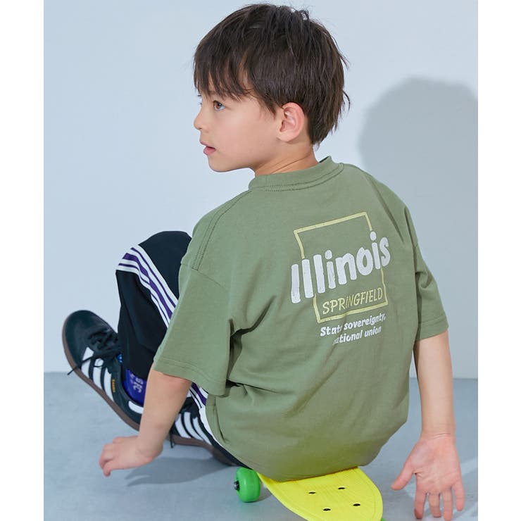 019-ロゴ6-クリームグリーン | 綿100％ デビラボ BIGシルエット | devirock