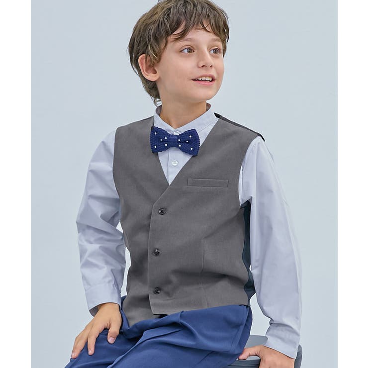 001-チャコール-BK | リバーシブル フォーマル ベスト | devirock