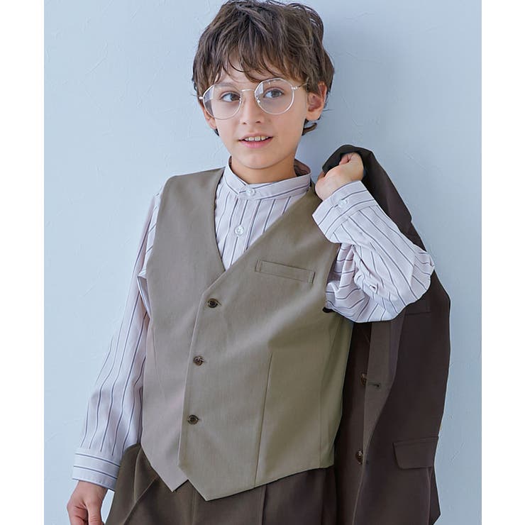 003-Dグレージュ-SBR | リバーシブル フォーマル ベスト | devirock