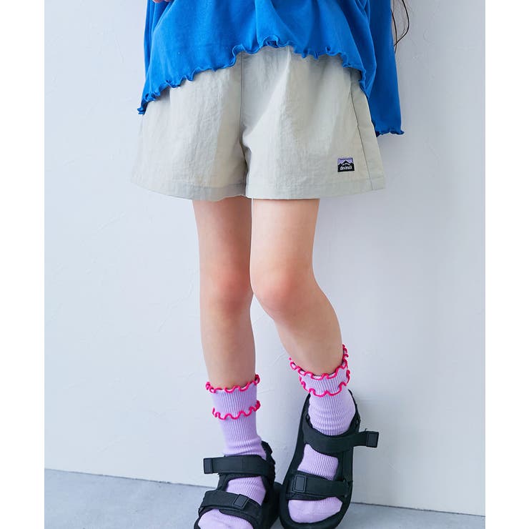 Lグレー | 水はじく 撥水ナイロン ガールズ | devirock