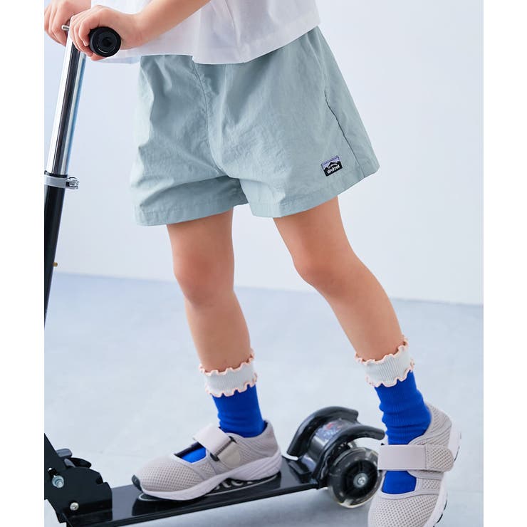 ミストブルー | 水はじく 撥水ナイロン ガールズ | devirock