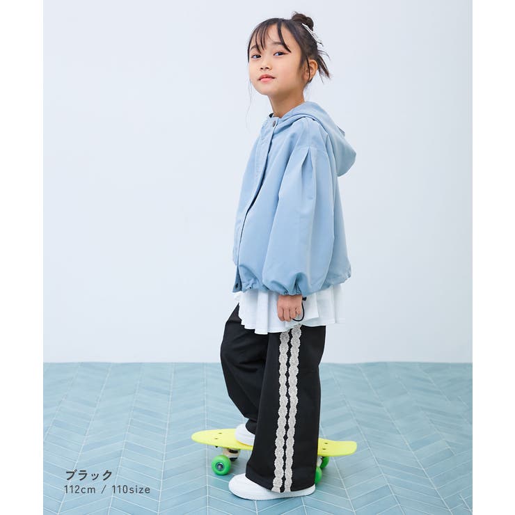 イージーウォッシュ サイドラインレース ワイドパンツ | devirock | 詳細画像5 