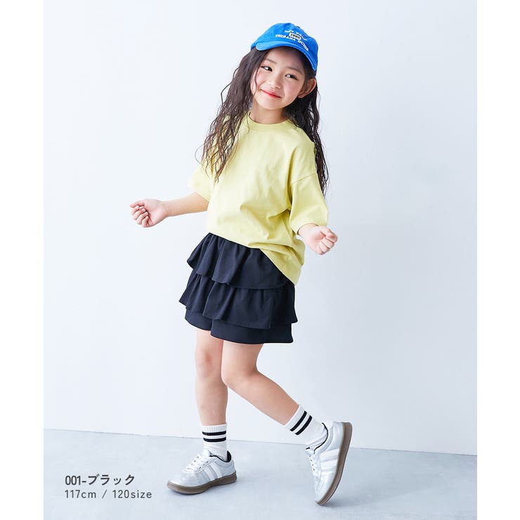 片側ポケット付き 1分丈 ティアードスカパン | devirock | 詳細画像5 