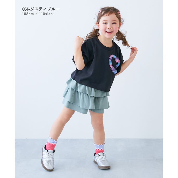 片側ポケット付き 1分丈 ティアードスカパン | devirock | 詳細画像8 