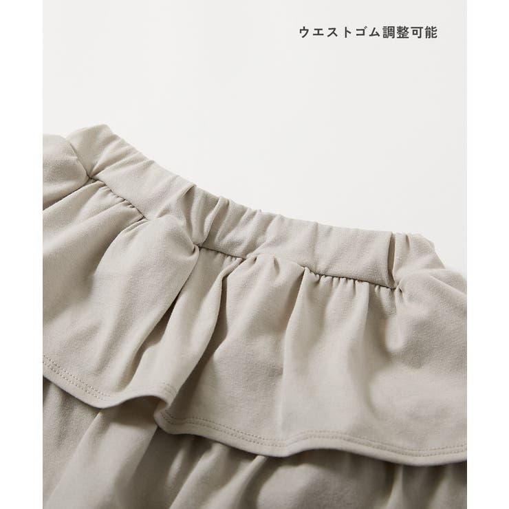 片側ポケット付き 1分丈 ティアードスカパン | devirock | 詳細画像9 