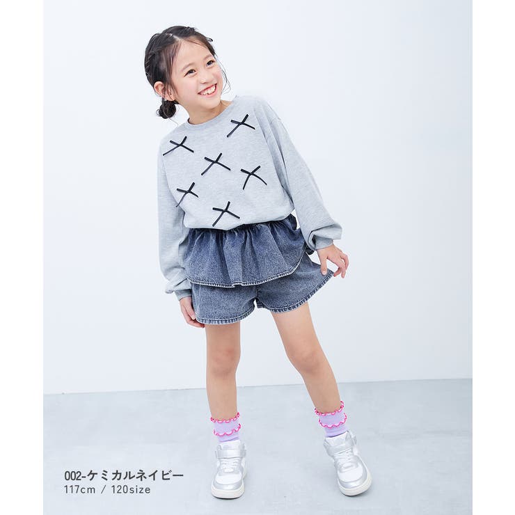 ふわっとティアード ライトオンスデニム スカパン | devirock | 詳細画像8 