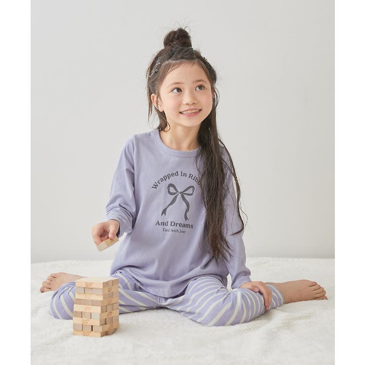 058-リボン-Gブルー | 綿100％ デビラボ ROOM | devirock