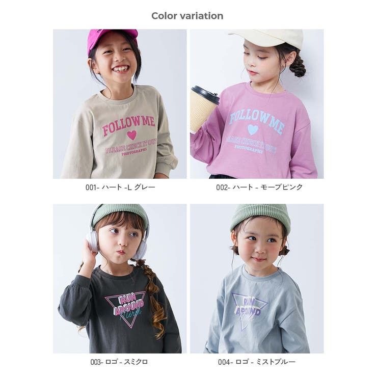 綿100％ デビラボガールズ プリント長袖Tシャツ | devirock | 詳細画像2 