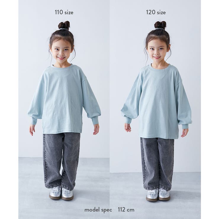 綿100％ デビラボガールズ BIGシルエットプリント袖リブ長袖Tシャツ | devirock | 詳細画像16 