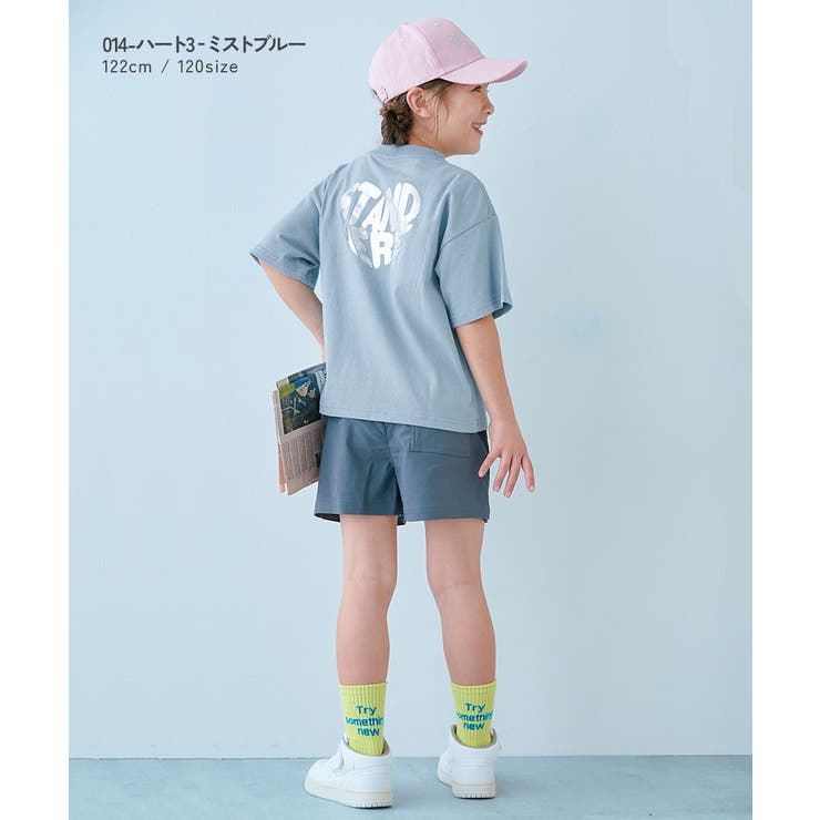 綿100％ デビラボ×きらっとメタリック ガールズBIGシルエットプリント半袖T… | devirock | 詳細画像12 