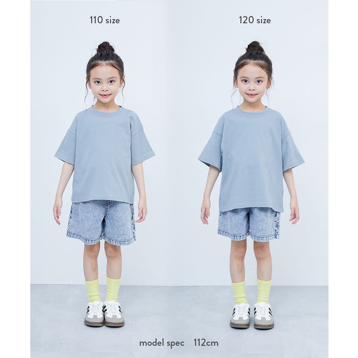 綿100％ デビラボ×きらっとメタリック ガールズBIGシルエットプリント半袖T… | devirock | 詳細画像14 