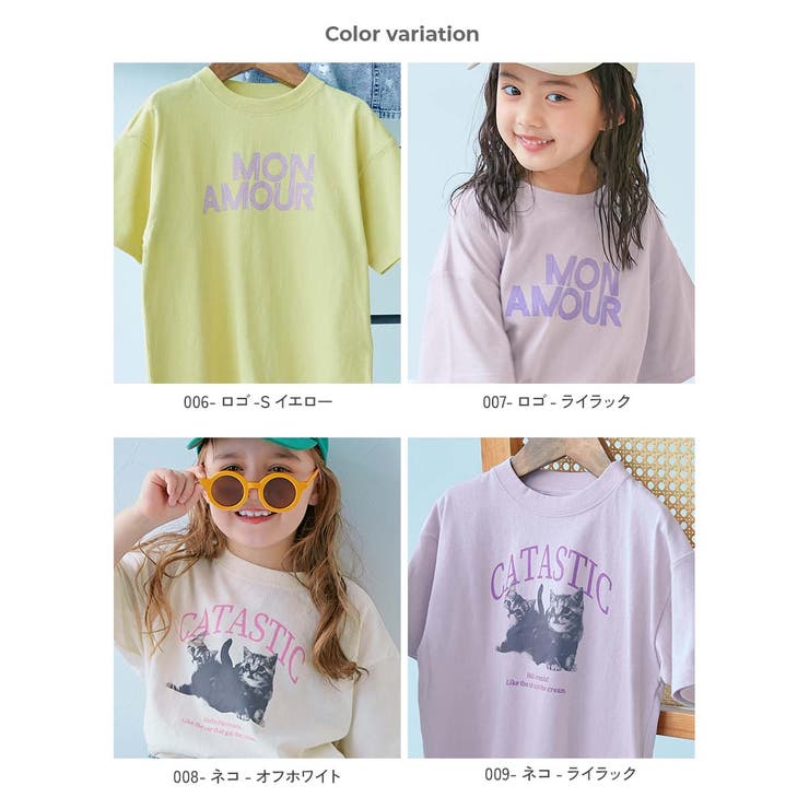 綿100％ デビラボガールズ BIGシルエットプリント半袖Tシャツ | devirock | 詳細画像3 