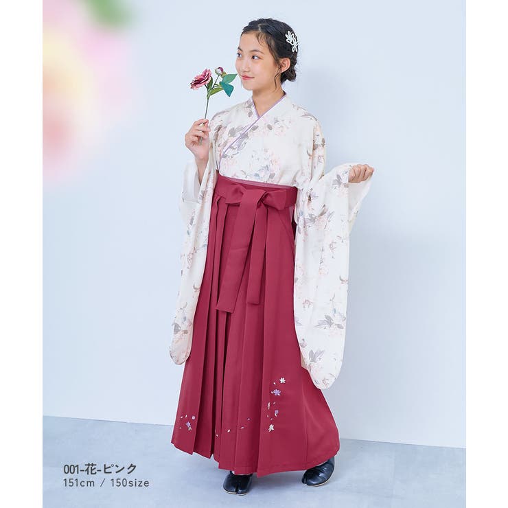 着付け かんたん袴 3点セット 子供服 キッズ 女の子   | devirock | 詳細画像12 