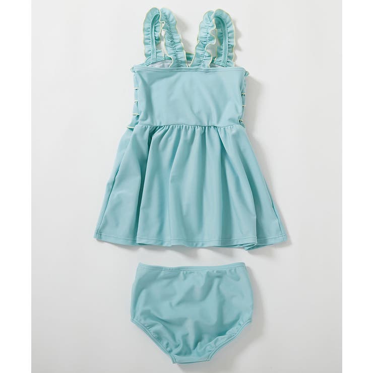 ティアードフリル UVカット ワンピース風セパレート水着 | devirock | 詳細画像14 