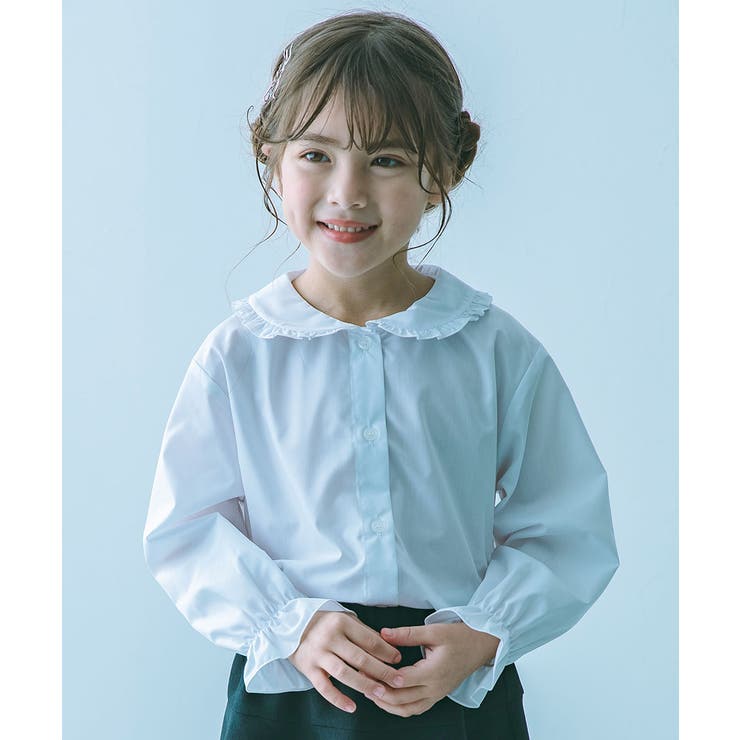 001-丸襟-ホワイト | フォーマル 襟がえらべる デザインブラウス | devirock