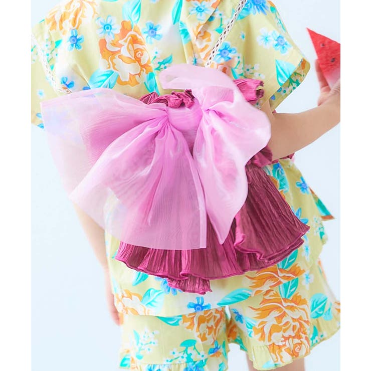 002-ピンク-Lピンク | 帯単品 お手持ちの浴衣 甚平に | devirock