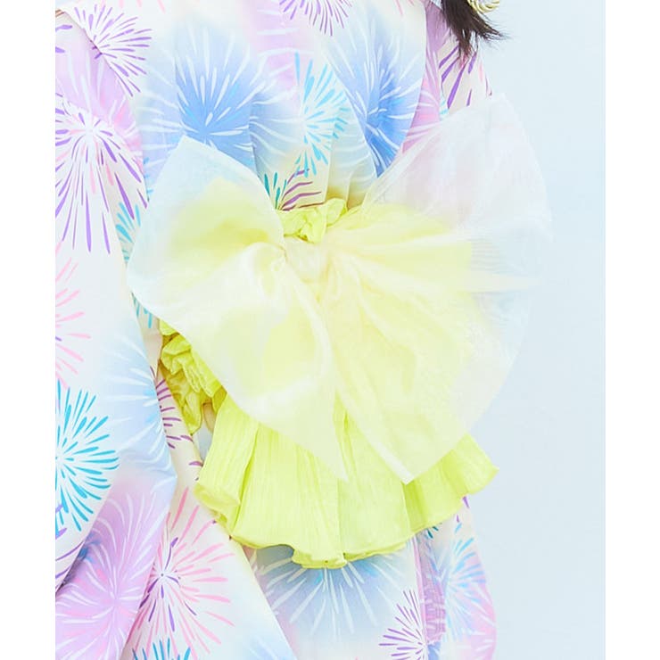 004-イエロー-アイボリー | 帯単品 お手持ちの浴衣 甚平に | devirock