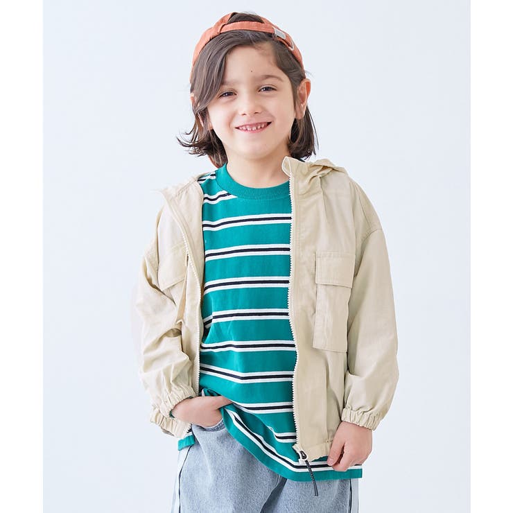 アイボリー | 水はじく 撥水ナイロン ビッグポケットマウンテンパーカー | devirock