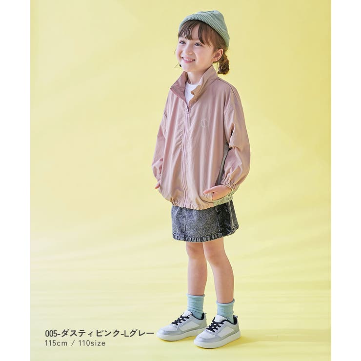 水はじく 撥水ナイロン フードが収納できるウインドブレーカー | devirock | 詳細画像11 