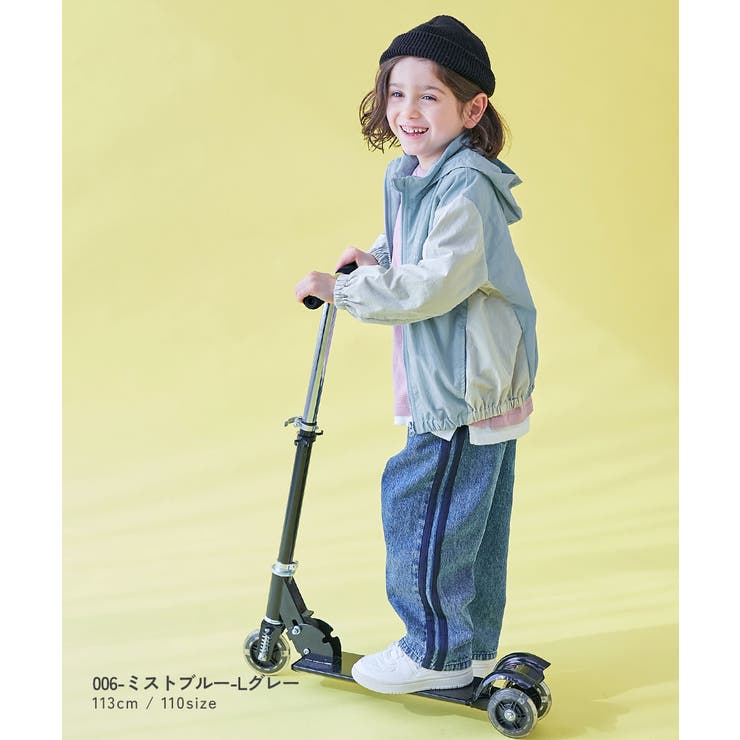 水はじく 撥水ナイロン フードが収納できるウインドブレーカー | devirock | 詳細画像12 