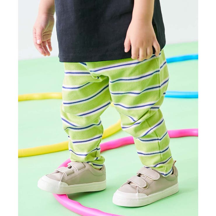 052-ボーダー-キウイ | EN JOY どっちも前だから1人でお着替え | devirock