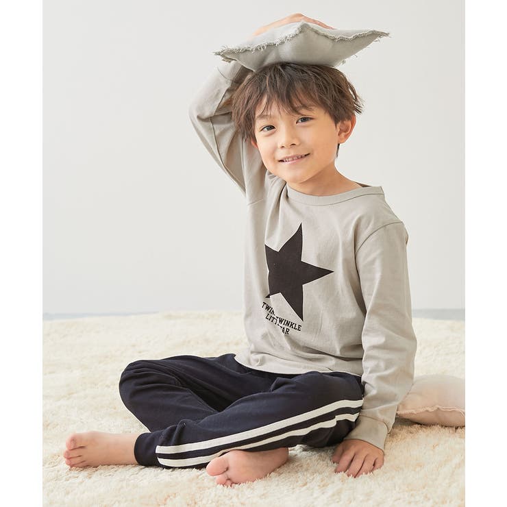 004-星-Lグレー | 綿100％ デビラボ ROOM | devirock