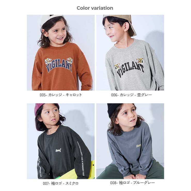 綿100%デビラボ BIGシルエット プリント袖リブ長袖Tシャツ | devirock | 詳細画像3 