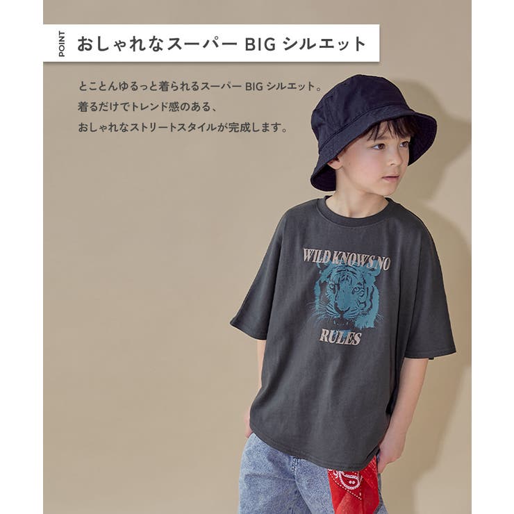 綿100％デビラボ スーパーBIGシルエット プリント半袖Tシャツ | devirock | 詳細画像9 