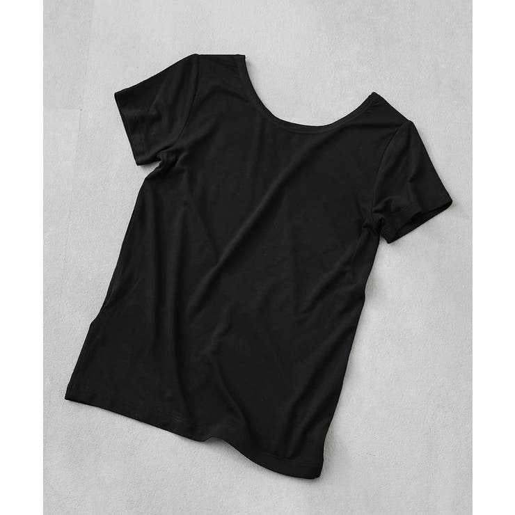 011-半袖-ブラック | えらべる袖丈 どっちも前 インナーシャツ | devirock