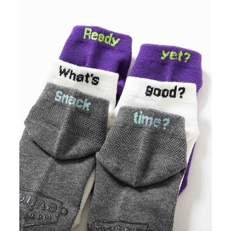 3足セット ネオンカラーメッシュ切り替え スニーカー丈ソックス | devirock | 詳細画像12 