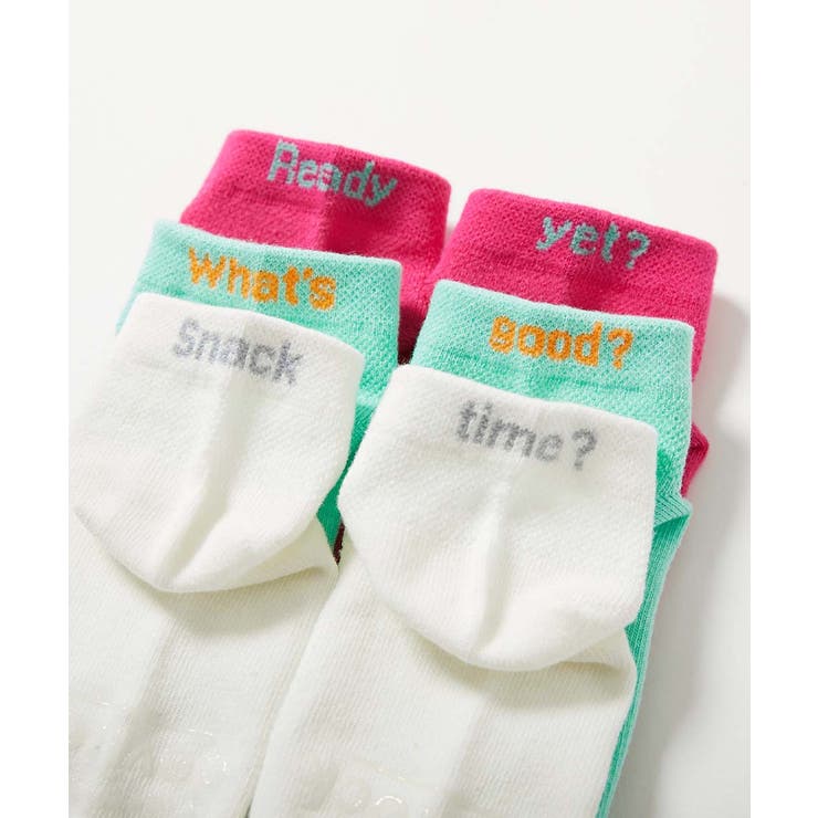 3足セット ネオンカラーメッシュ切り替え スニーカー丈ソックス | devirock | 詳細画像14 