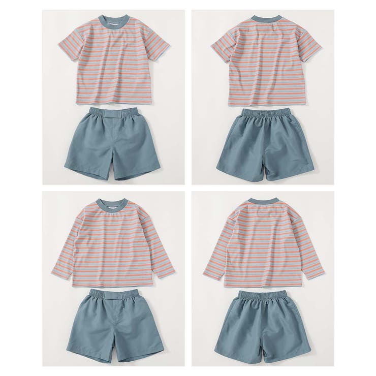 devirock×えぬくんちゃんねる えらべる袖丈 ボーダーラッシュガード＆サー… | devirock | 詳細画像18 