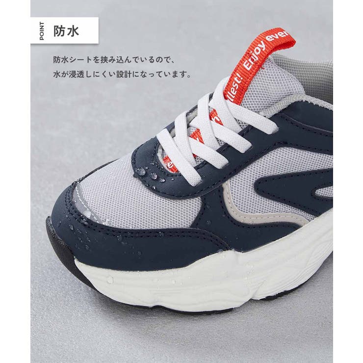手を使わず立ったまま履ける 軽量 防水スニーカー | devirock | 詳細画像3 